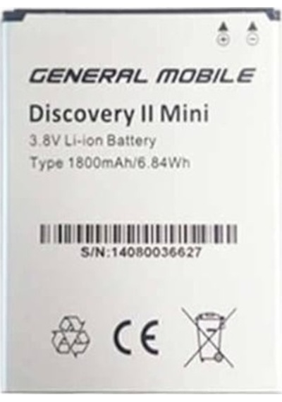 General Mobile Discovery 2 Mini Pil Batarya