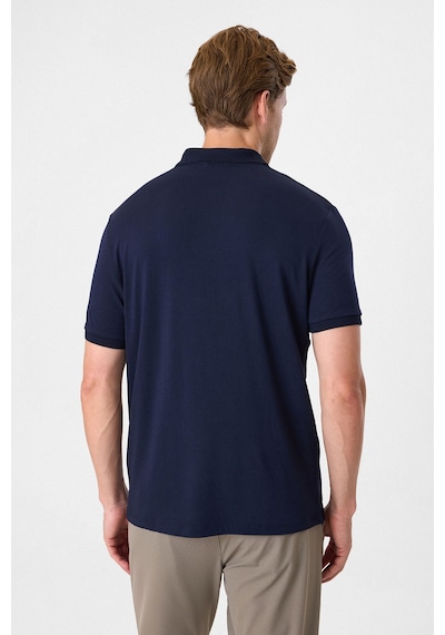 Back And Bond Lacivert Regular Fit Polo Yaka Tişört