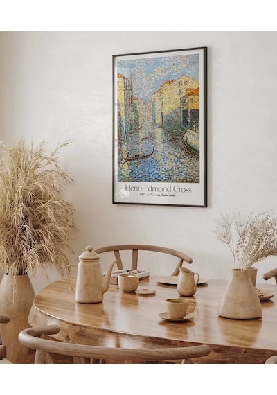 Çerçevesiz Poster Henri-edmond Cross Venedikte Bir Kanal
