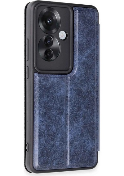 Cosmotex Newface Oppo Reno 11f Kılıf Flip Cover - Lacivert