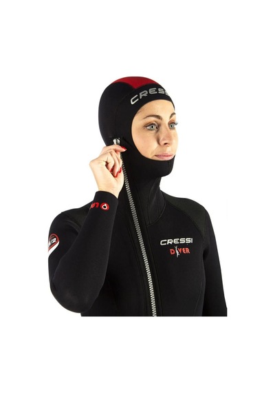Cressi Diver Lady 5 Mm Dalış Elbisesi Siyah