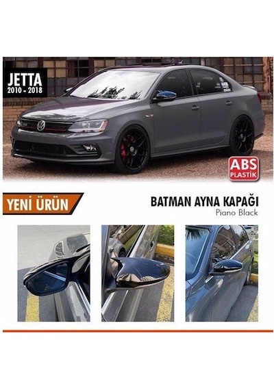 Vw Jetta 2011-2018 Uyumlu Batman-yarasa Ayna Kapağı