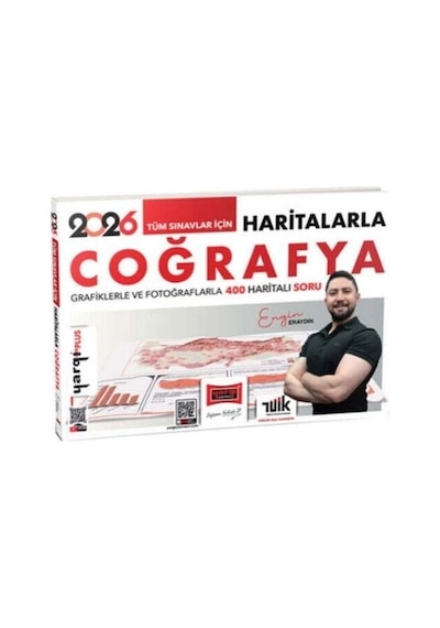 Yargı 2026 Tüm Sınavlar İçin Haritalarla Coğrafya Grafiklerle Ve Fotoğraflarla 400 Haritalı Soru
