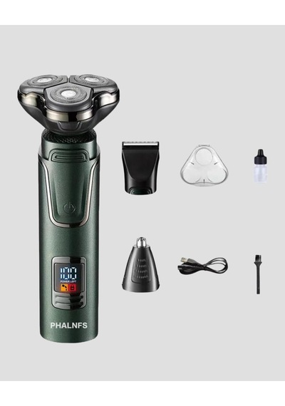 3d Akıllı Kesim Teknolojili Şarjlı Tıraş Seti 3 Başlıklı Paslanmaz Çelik Bıçaklı Mh-hs0013-7764