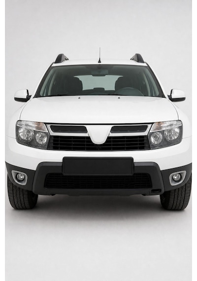 Dacia Duster 2010-2017 Uyumlu Ön Plakalık 1 Parça Abs Mat Siyah