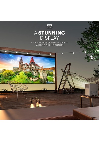 Kodak Flık HD10 Android TV 1080P FHD Akıllı Video Projektör Sistemi