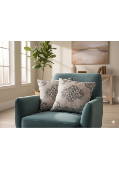 Turkıshrug Kıngdom Vintage Boho Tarzı Yastık Kılıfı 43 X 43 Çok Renkli
