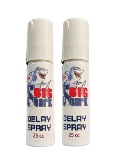 Big Shark Del.ay Erkeklere Zamanlayıcı Yeni Formülü Bakım Ve Masaj Sprayı 25 Cc X 2 Adet