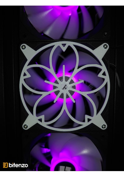 Flora Core 120x120 Mm Oyun Pc Aksesuarı, Masaüstü Bilgisayar Fan Kapağıürün Beyaz