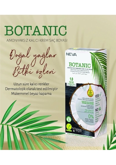 Botanıc Amonyaksız Kalıcı Krem Boya Seti 1.0