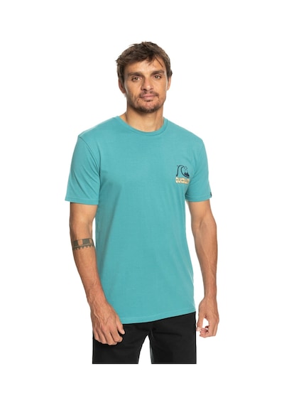 Quiksilver Rise & Shine Erkek Tişört Mavi