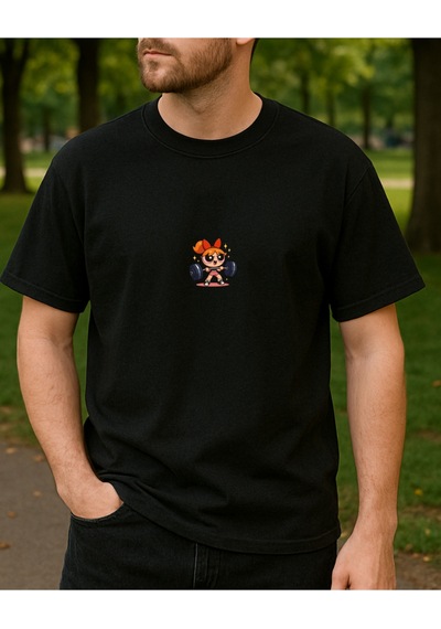 Hugo Boss Blossom Baskılı T-shirt Siyah