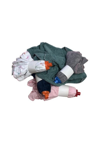 Taber Home 4'lü Mikrofiber Yedek Paspas Bezi Vidalı Mop Başlığı Seti - Yüksek Emici Temizlik Bezi
