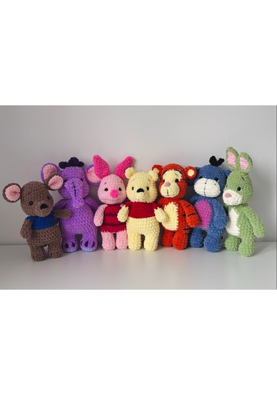 Winnie And Friends Tüm Set Çok Renkli
