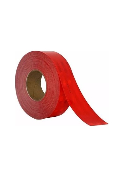 Reflektör Şerit Kırmızı 55mm X 50mt 1 Tk