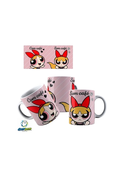 Powerpuff Girls Kupa Bardak Tek Adet K0374 Çok Renkli