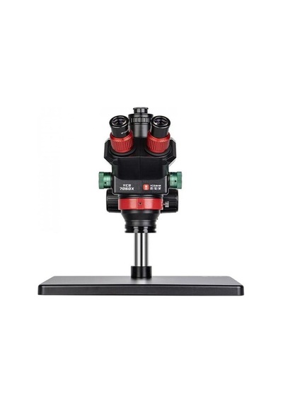 Ycs 7060x 7x-60x Trinoküler Stereo Mikroskop - Geniş Tabanlı