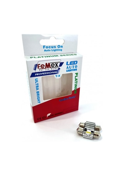 Femex Platinum 31mm Sofit Led Ampul Csp Chipset Aktif Canbus Led