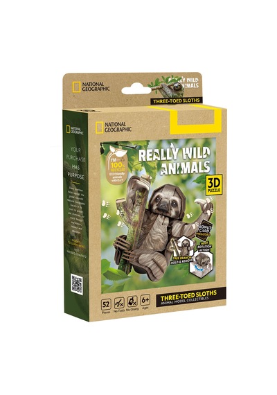 National Geographic - Tembel Hayvan 3d Puzzle Ds1157h
