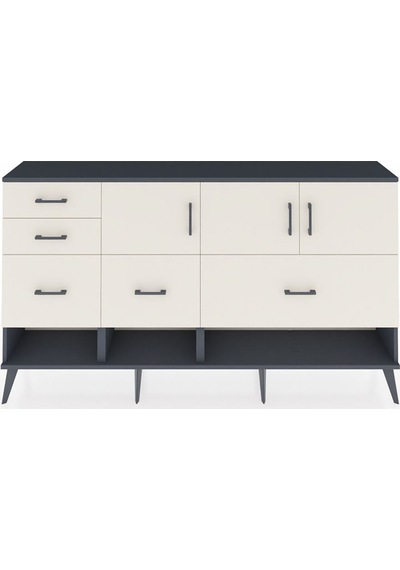 Arges Konsol 3 Raflı 5 Çekmeceli 3 Kapaklı 176x30x99 Antrasit-aytaşı Aytası - Antrasıt Arges Konsol 3 Raflı 5 Çekmeceli 3 Kapaklı 176x30x99 Antrasit-aytaşı Aytası - Antrasıt