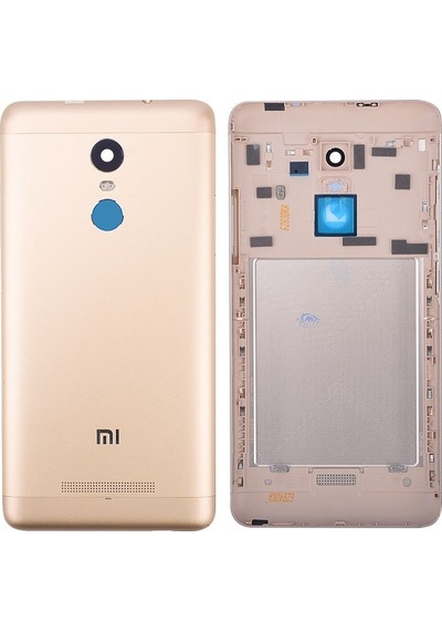 Gmr Xiaomi Redmi Note 3 Arka Kasa Pil Batarya Kapağı Gold