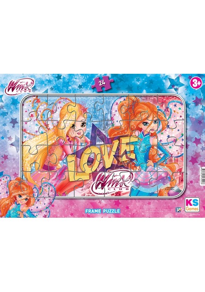 Disney Winx Lisanslı Frame Puzzle Yapboz 24 Parça