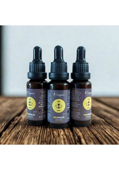 Zeytinyağında Çözdürülmüş Organik Damla Propolis 20 Ml