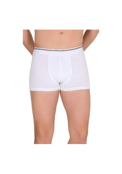 5 Adet Berrak Erkek Likralı Boxer Short 1097 Beyaz