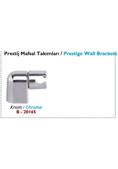 Welldone Mafsal Duş Askısı Krom