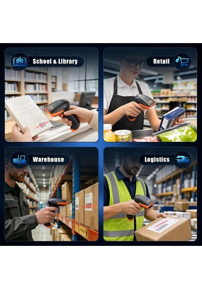 Tera Hw0002 Kablosuz Barkod Okuyucu, 1d/2d/qr Kod Tarayıcı, Bluetooth/2.4g/usb 3'ü 1 Arada, Titreşim Uyarılı &amp 89988765