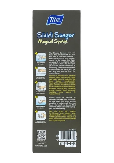 Titiz Tp-435 Magical Sponge Sihirli Temizlik Süngeri 2'li Paket