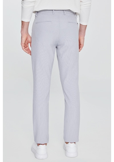 AC&Co / Altınyıldız Classics Erkek Koyu Grı Slim Fit Dar Kesim Beli Bağlamalı Çizgili Yan Cepli Casual Jogger Pantolon Koyu Gri AC&Co / Altınyıldız Classics Erkek Koyu Grı Slim Fit Dar Kesim Beli Bağlamalı Çizgili Yan Cepli Casual Jogger Pantolon Koyu Gri