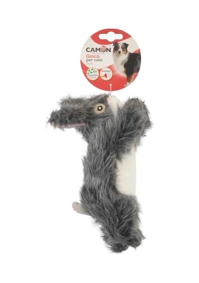 Camon Sesli Tavşan Ve Sincap Şekilli Eğlenceli Köpek Isırma Oyuncak 20 Cm