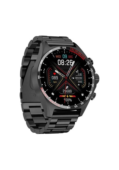 Rabbit Tech SK27 Business Metal - Deri - Silikon Kordonlu Akıllı Saat (İthalatçı Garantili)