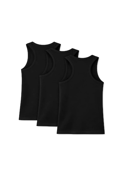 Yıldız Çamaşır Erkek Bambu Sporcu Likralı Atlet 490-491-492 - 3 Adet Siyah