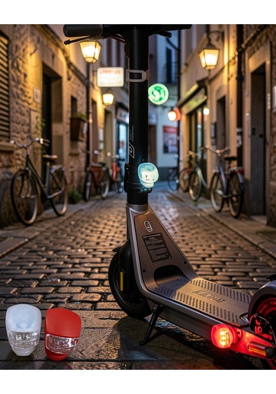 Bisiklet Emniyet Lambası 2li Set Güçlü Led Çakar Işık Uczzzk3781bisikletışığı-3 Çok Renkli