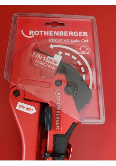 Rothenberger Plastik Boru Makası Rocut 42 Twin Cut