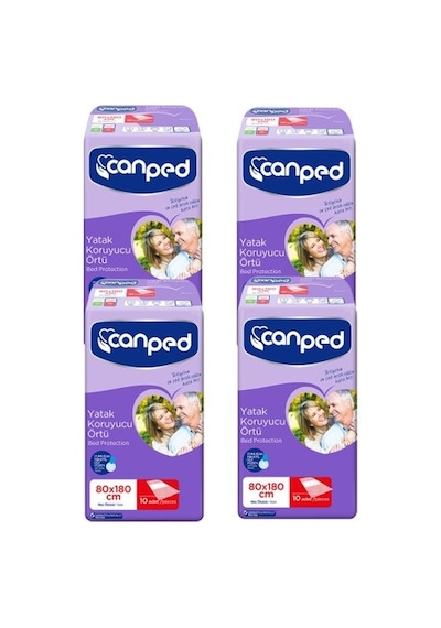 Canped 80 x 180 CM Yatak Koruyucu 10'lu x 4 40 Adet