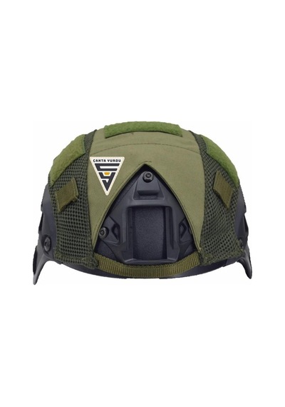 Taktikal Airsoft Paintball Plastik Kask Haki Bandanalı Diğer