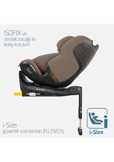 Maxi-Cosi Emerald 360 Pro I-Size Dünyanın İlk Kızaklı, Araç Dışına Çıkabilen, ADAC'lı 0-36 kg Bebek Oto Koltuğu