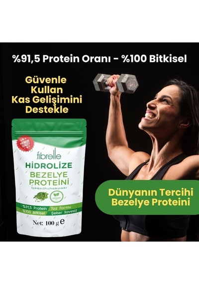 Fibrelle Hidrolize Bezelye Proteini 100g Aromasız