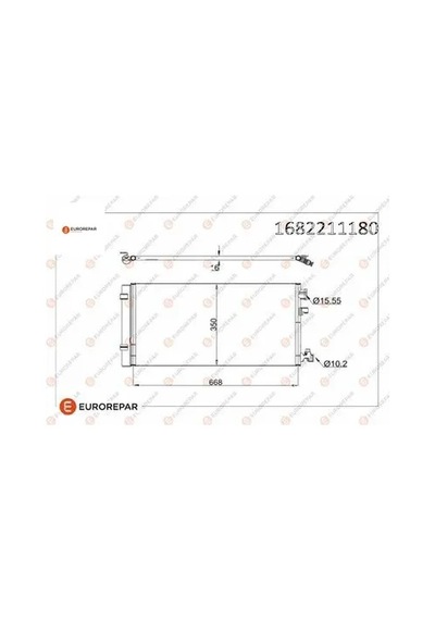 Erp Klıma Radyatoru Fluence 1.5 Dcı 1.6 Dcı 1.6 16v 2.0 16v 10- Eurorepar 1682211180