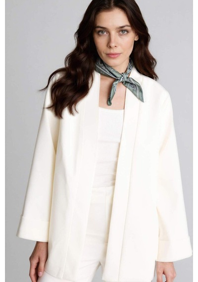 Defacto Relax Fıt Blazer Ceket H2400ax26sper105 Ekru-er105