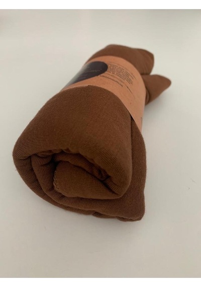 Silk Home Kahverengi Penye Şal Acı Kahverengi