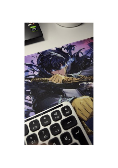 Solo Leveling Anime V2 - 70x30 Xl Gaming Kauçuk Kaymaz Taban Mouse Pad Fare Altlığı