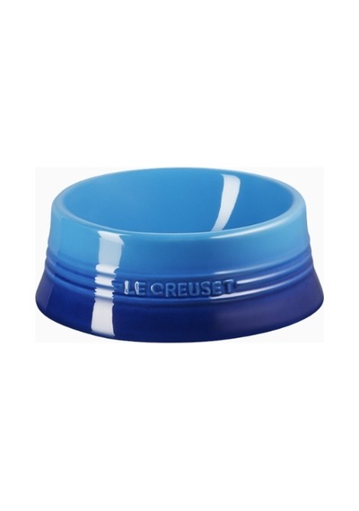 Le Creuset Seramik Lüks Tasarım Evcil Hayvan Mama Kabı 18 Cm Seramik Mama & Su Kapları Mavi 3