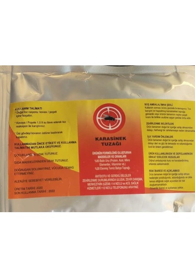 Karasinek Yemi (Rasyon) Farmakill