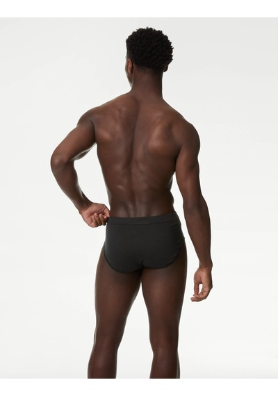 Marks & Spencer 5 Li Cotton Rich Cool & Fresh Regular Fit Erkek Brief Külot Seti T14006901v Siyah