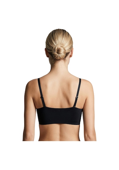 New Bra 6700-desteksiz B Cup Hayalet Sütyen Siyah