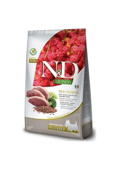 N&d Quinoa Neutered Mini Ördekli Kısırlaştırılmış Küçük Irk Köpek Maması 7 KG